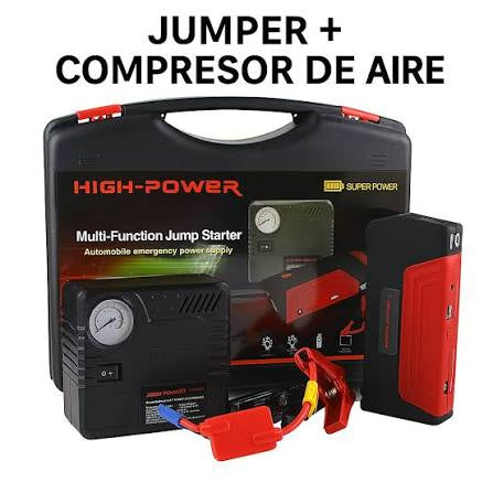 🚗⚡JUMPER DE BATERÍA Y COMPRESOR DE AIRE ✨🚗