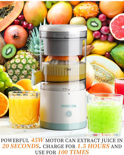 🍊⚡ EXPRIMIDOR DE JUGO RECARGABLE 🍋✨