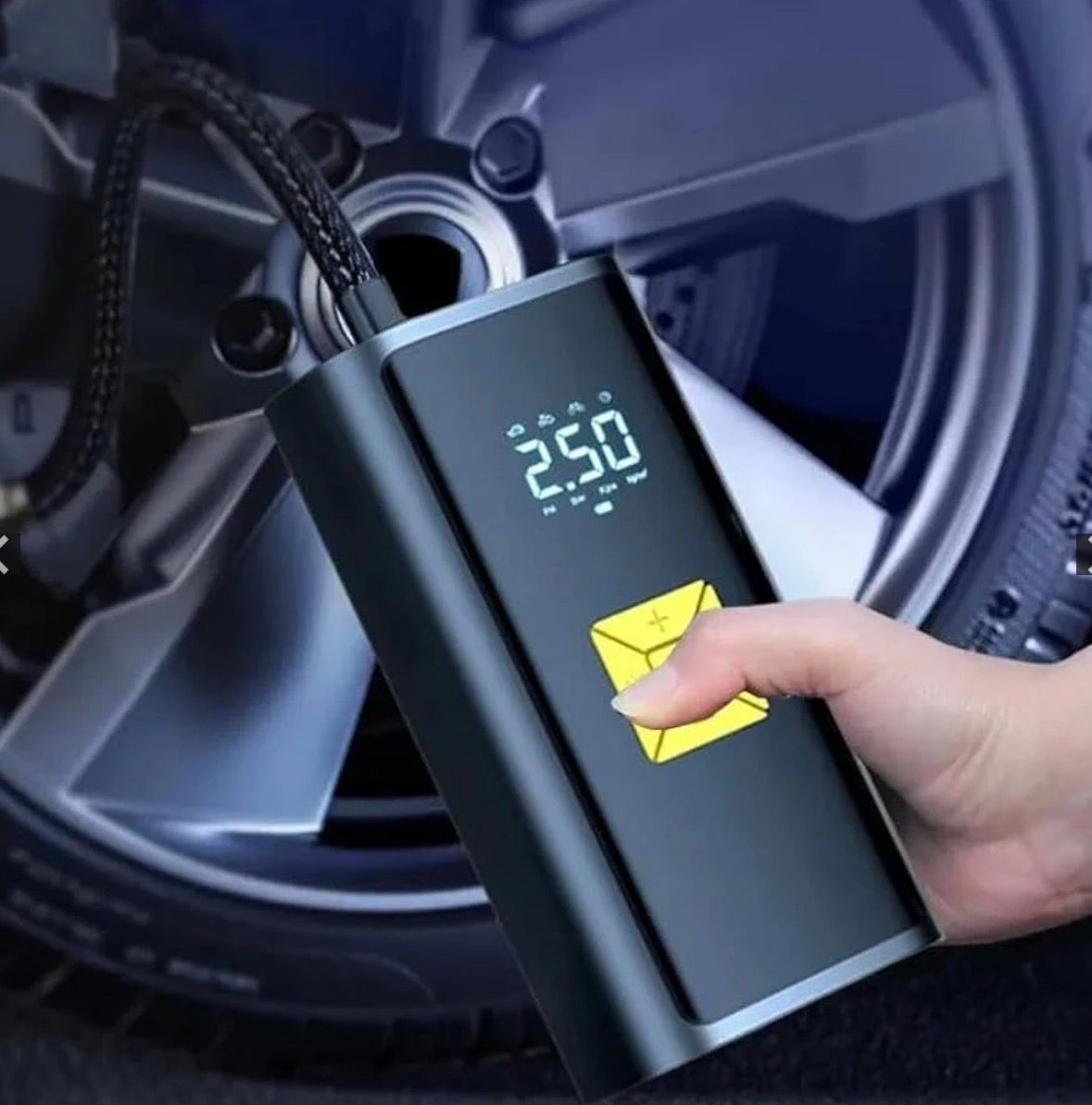 💨🚗 COMPRESOR DE AIRE WIRELESS DIGITAL EG-216 🔋⚡