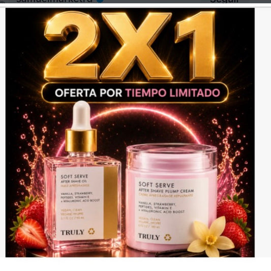 🍓✨ 2X1: TRULY CREMA + TRULY SERUM DE FRESA ✨💖