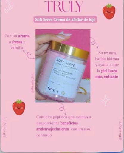 🍓✨ CREMA TRULY SOFT SERVE FRESA ✨🍓