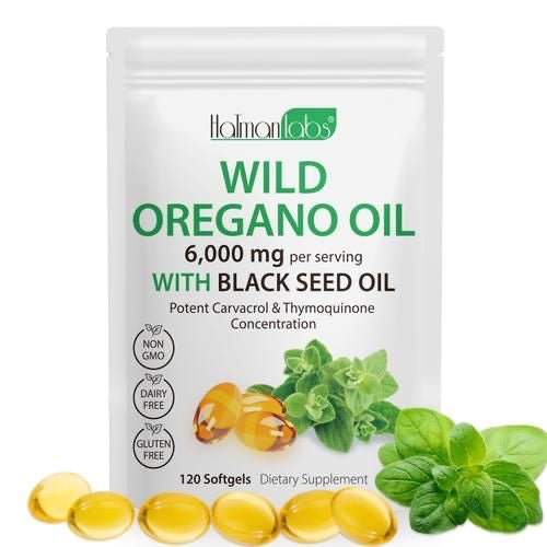 🌿✨ ACEITE DE ORÉGANO Y COMINO NEGRO 6000 MG (180 CÁPSULAS BLANDAS) ✨🌿