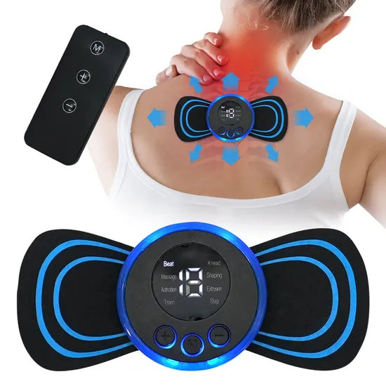 MASAJEADOR DE CUELLO EMS RECARGABLE 💆‍♀️⚡