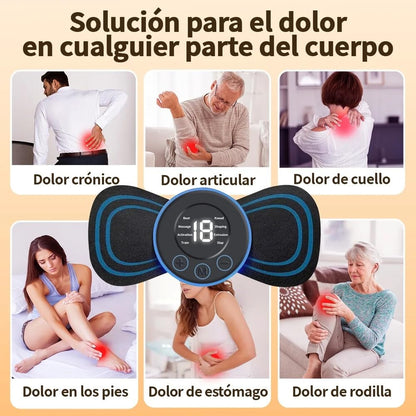 MASAJEADOR DE CUELLO EMS RECARGABLE 💆‍♀️⚡