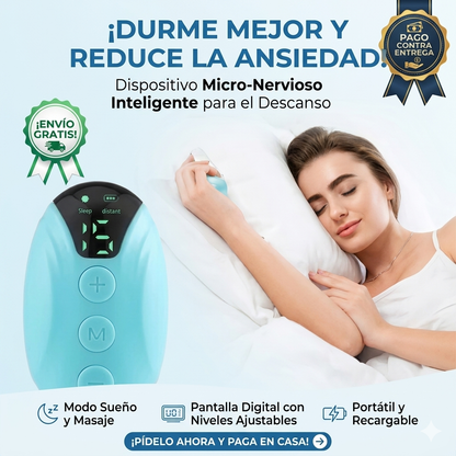DISPOSITIVO DE AYUDA PARA DORMIR Y COMBATIR EL ESTRÉS Y ANSIEDAD