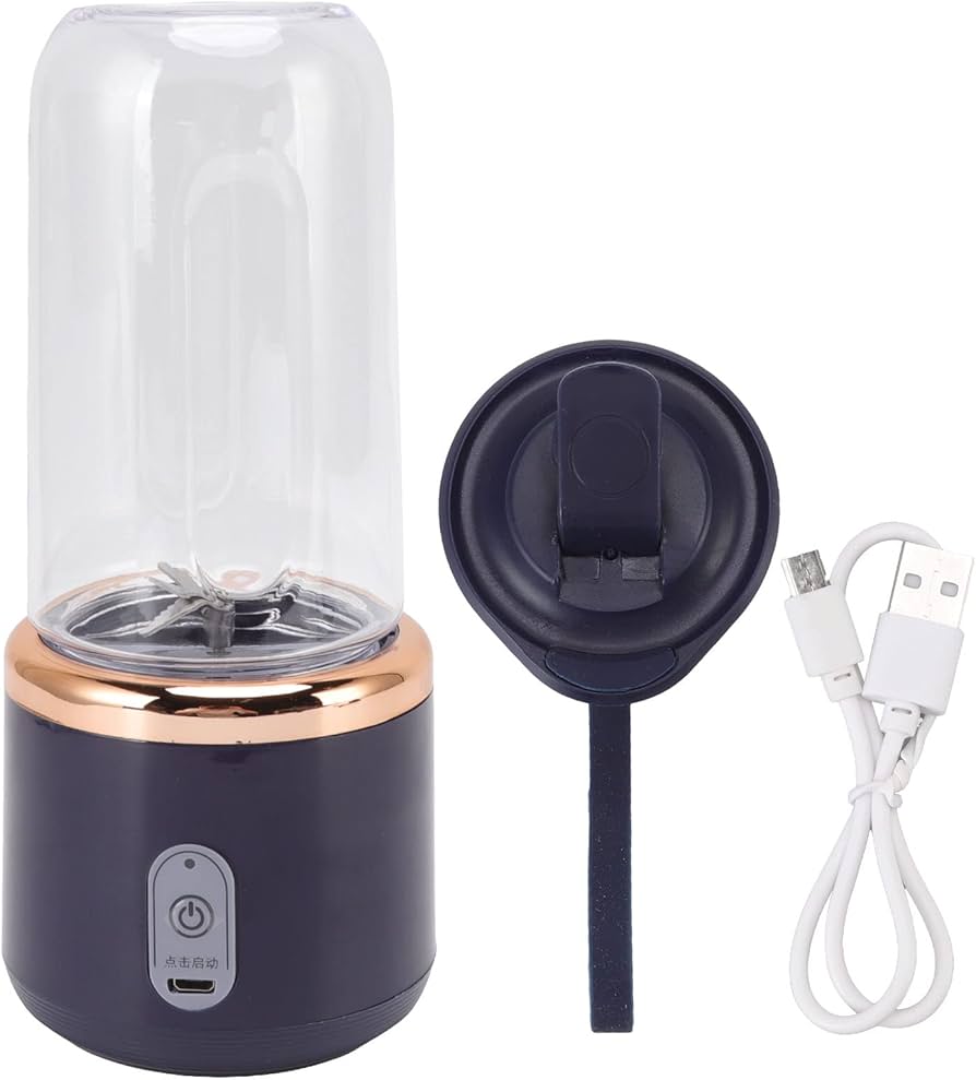 LICUADORA PORTÁTIL 400ML DE ALTA POTENCIA CON 6 CUCHILLAS 🥤⚡🍓