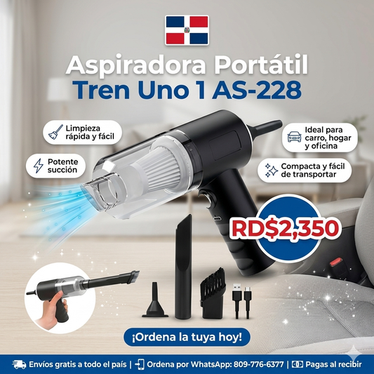 ASPIRADORA PORTÁTIL 3 EN 1 AS-228