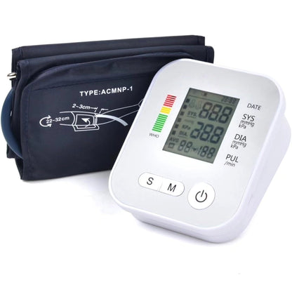 TENSIÓMETRO DIGITAL MÁQUINA PARA TOMAR PRESIÓN ARTERIAL BRAZO