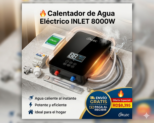 CALENTADOR DE AGUA INLEC 8000W