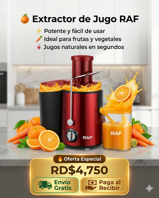 🍊 EXTRACTOR DE JUGO RAF