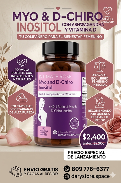 MYO INOSITOL 120 CAPSULAS